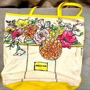 Isabella Fiore canvas tote bag
